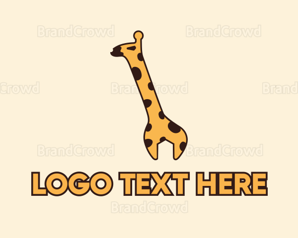 Giraffe Wrench Spanner Logo