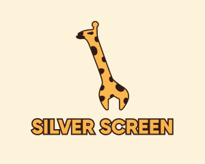 Giraffe - Giraffe Wrench Spanner logo design