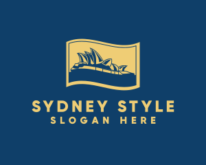 Sydney Opera Landmark  logo design