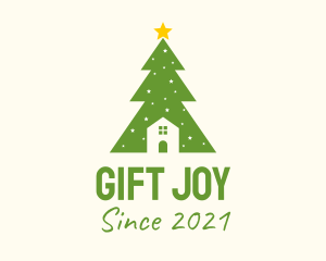 Christmas Tree Home  logo design