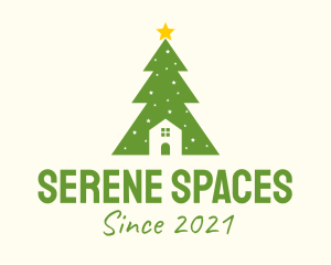 Christmas Tree Home  logo design