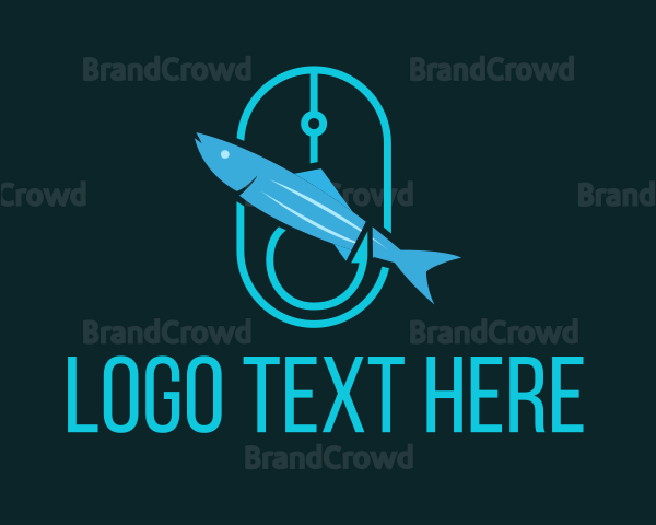 Fish Hook Lure Logo, BrandCrowd Logo Maker
