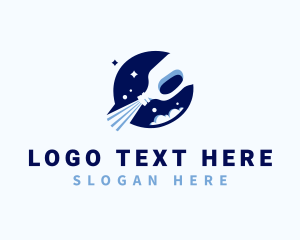 Cleaning - Soap Disinfection Cleaning logo design