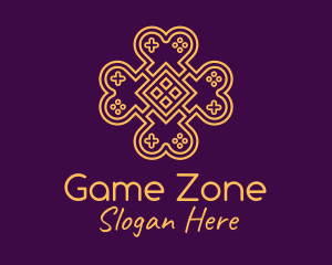 Gamer Chinese Ornament  logo design