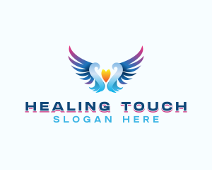 Angelic Flying Wings logo design