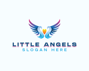 Angelic Flying Wings logo design