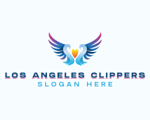 Angelic Flying Wings logo design