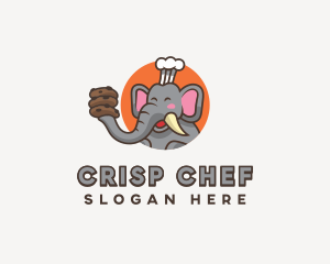 Elephant Cookies Baker logo design