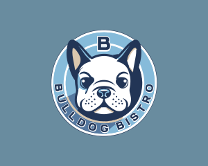 Puppy Bulldog Pet logo design