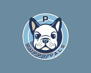 Puppy Bulldog Pet logo design