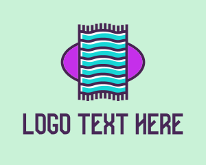 Furniture - Carpet Beach Pattern logo design