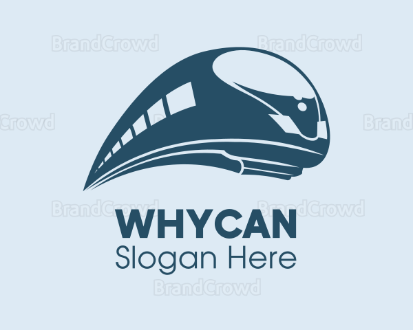 Bullet Train Railway Logo