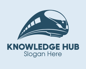 Bullet Train Railway Logo