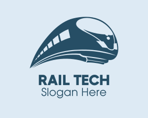 Rail - Bullet Train Railway logo design