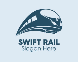 Rail - Bullet Train Railway logo design