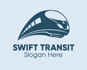 Transit - Bullet Train Railway logo design