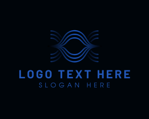 Audio - Wave Professional Business logo design