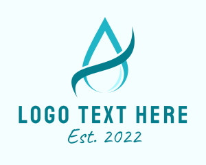 Hygiene - Aqua Water Droplet logo design
