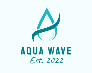 Aqua - Aqua Water Droplet logo design