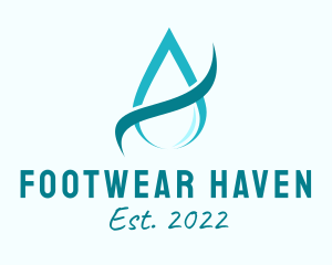 Aqua Water Droplet logo design