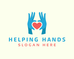 Aid - Heart Hand Foundation logo design