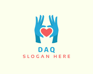 Humanitarian - Heart Hand Foundation logo design