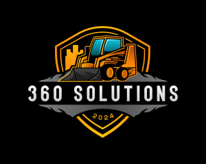 Skid Steer Construction logo design