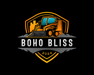 Skid Steer Construction logo design