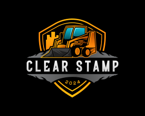 Skid Steer Construction logo design