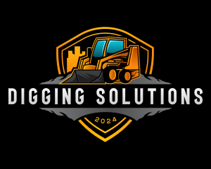 Skid Steer Construction logo design