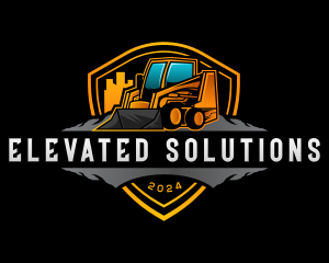 Skid Steer Construction logo design