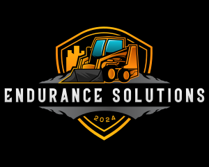 Skid Steer Construction logo design