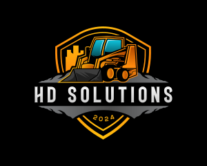 Skid Steer Construction logo design