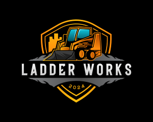 Skid Steer Construction logo design