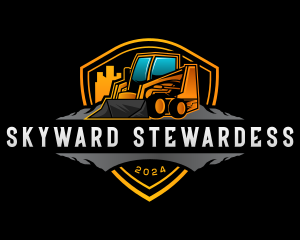 Skid Steer Construction logo design