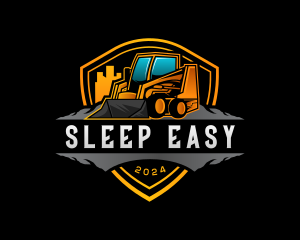 Skid Steer Construction logo design