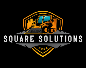 Skid Steer Construction logo design