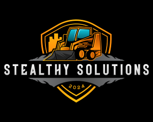 Skid Steer Construction logo design