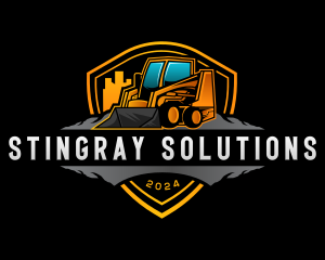 Skid Steer Construction logo design