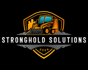 Skid Steer Construction logo design