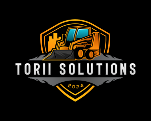 Skid Steer Construction logo design