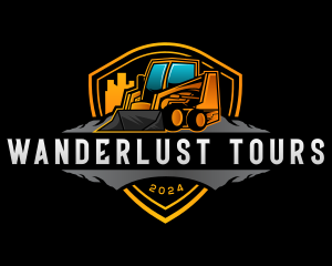 Skid Steer Construction logo design