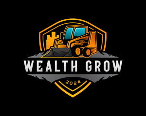 Skid Steer Construction logo design