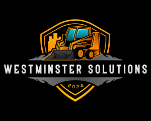 Skid Steer Construction logo design