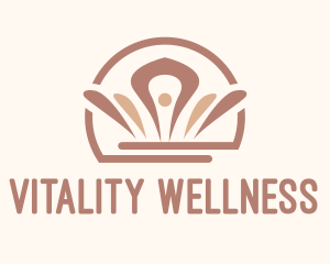 Wellness Royal Crown  logo design