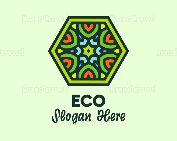 Geometric Textile Pattern Logo