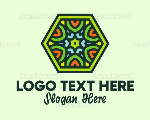 Geometric Textile Pattern Logo