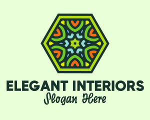 Geometric Textile Pattern  logo design