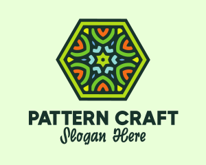 Geometric Textile Pattern  logo design