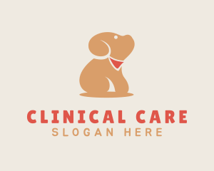 Puppy Scarf Vet logo design